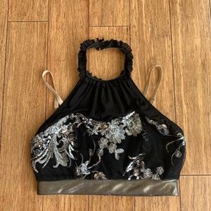 Black+Silver 2-piece Lyrical/Contemporary Costume